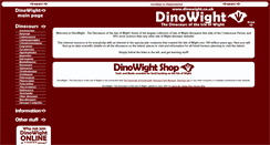 Desktop Screenshot of dinowight.org.uk